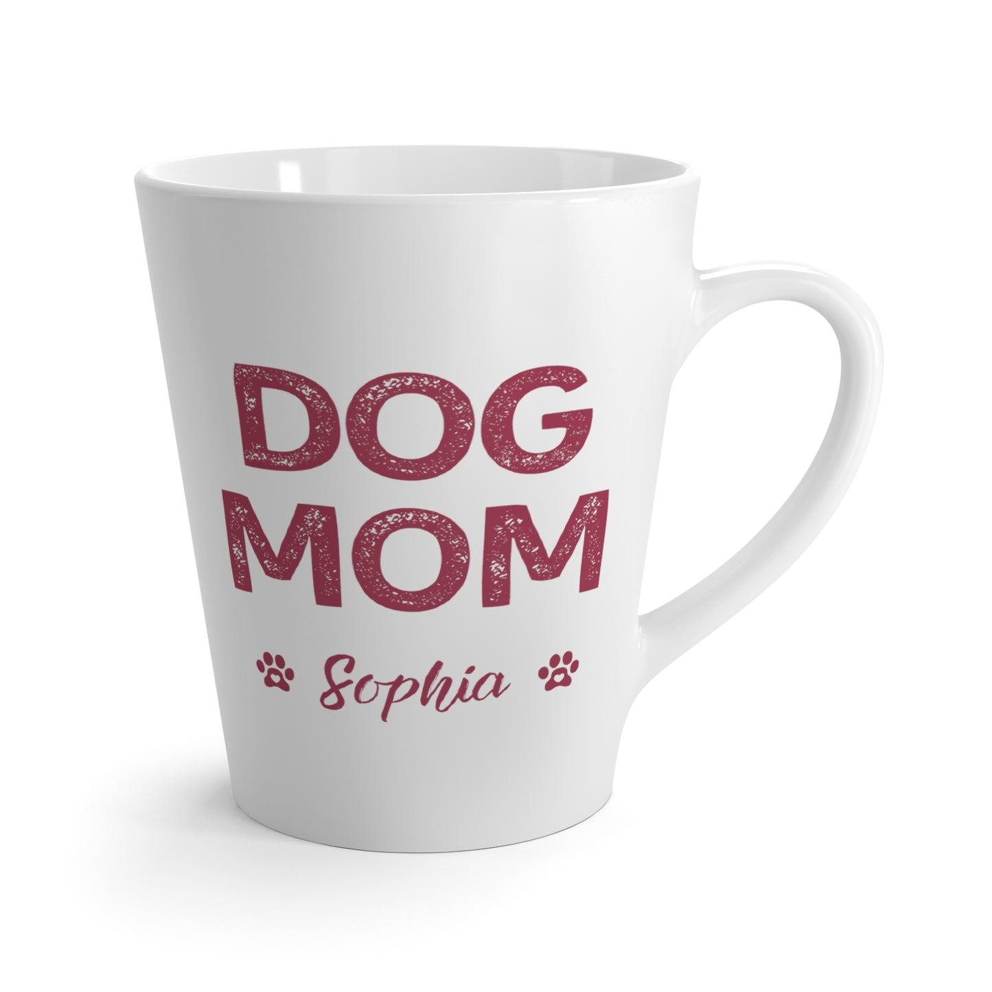 Dog Mom Latte Mug