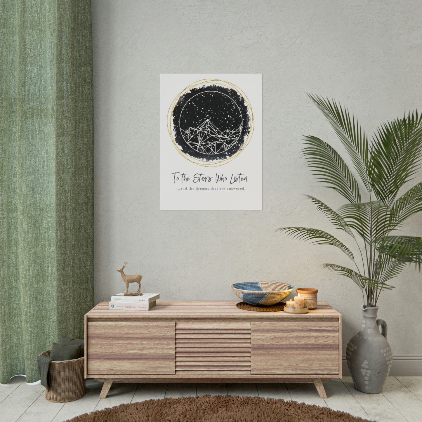 Feyre's Star Map Art Poster