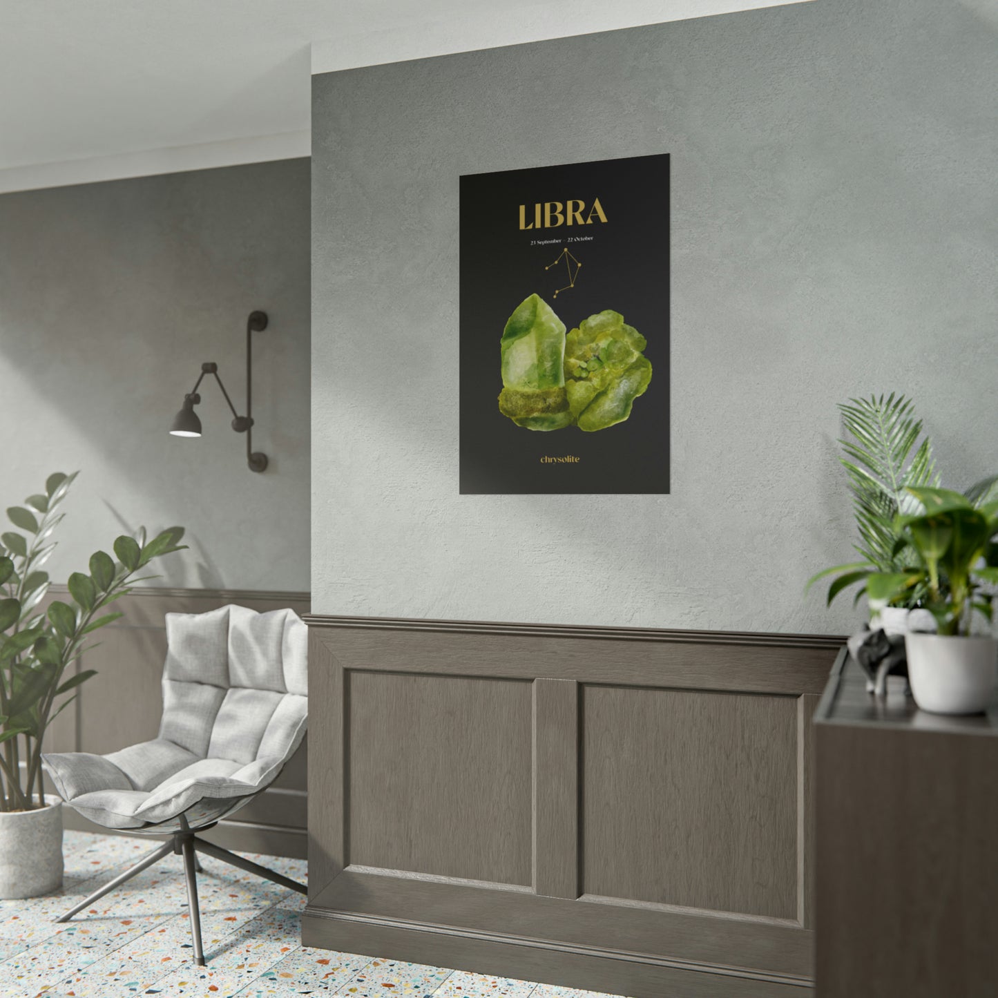 Libra Birthstone Poster