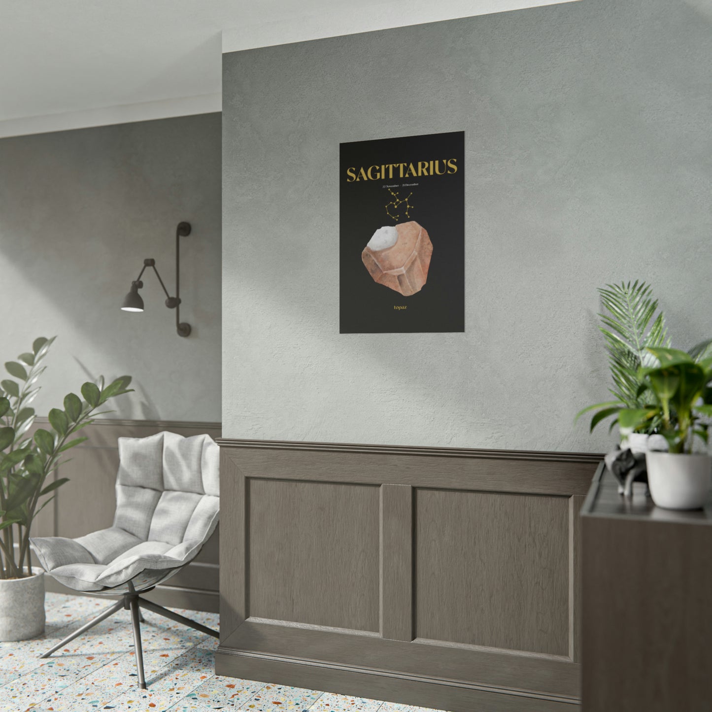 Sagittarius Birthstone Poster