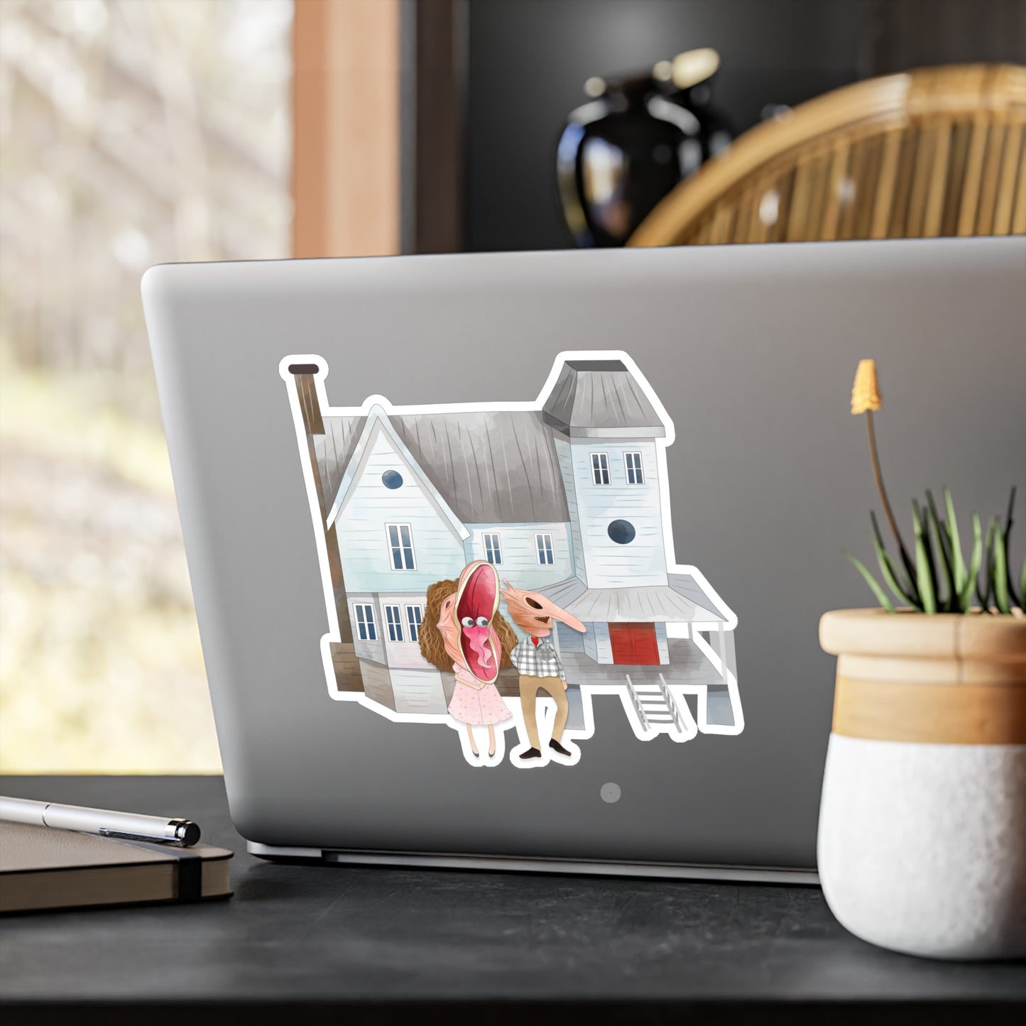 Dead Couple Home Vinyl Stickers