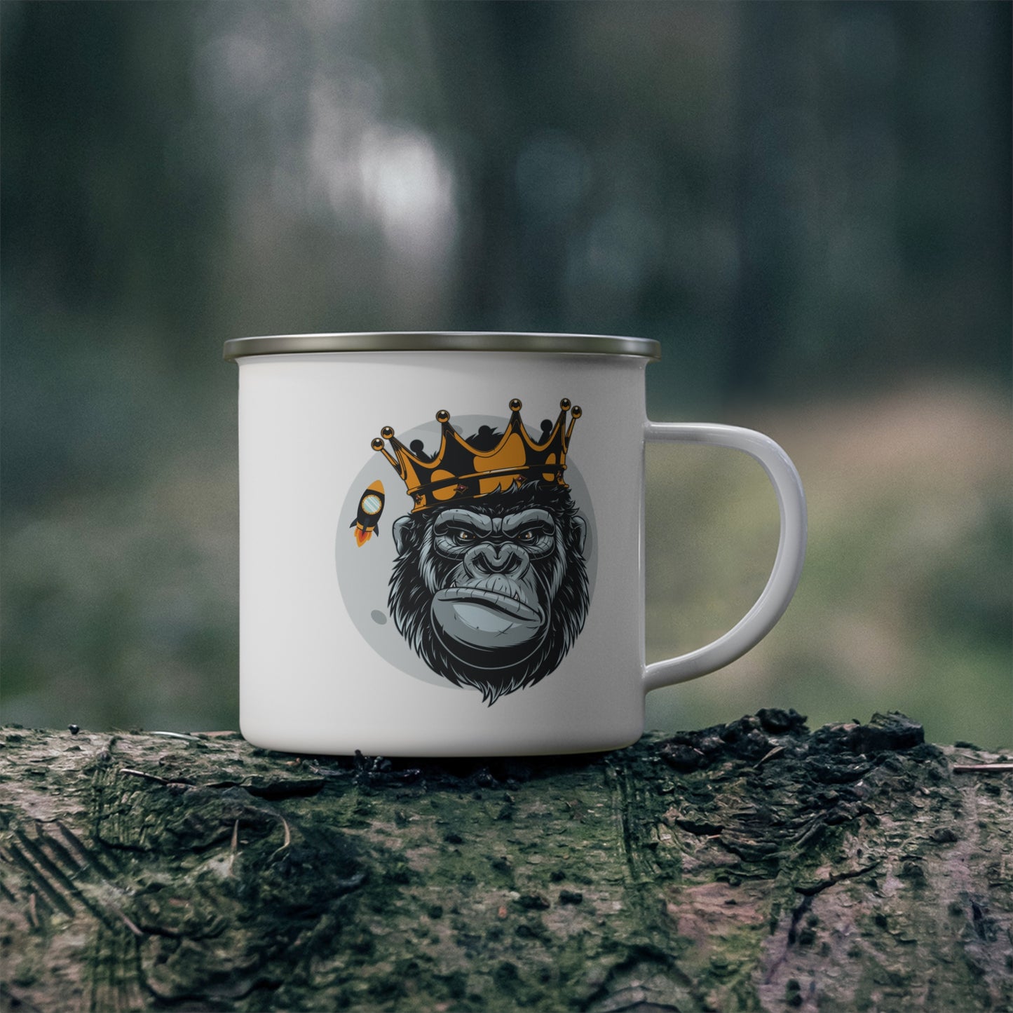 To the Moon Enamel Mug