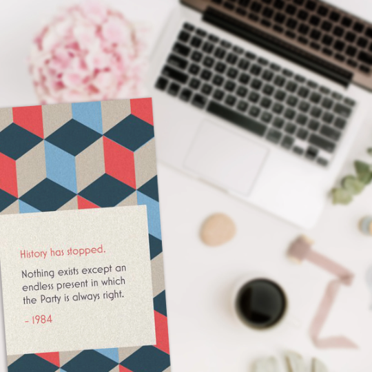 Orwell Party Mini Bookmark