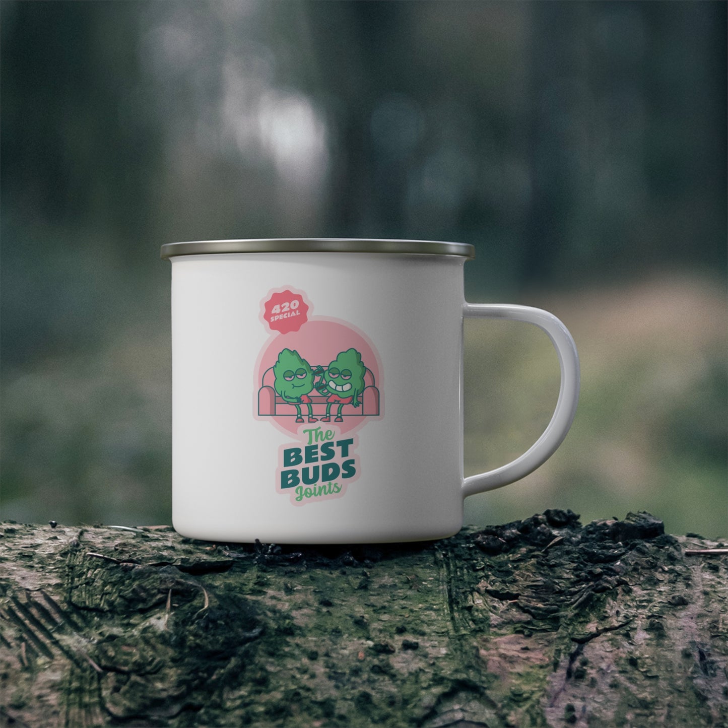 Best Buds Enamel Mug