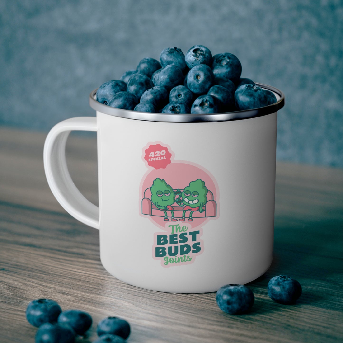 Best Buds Enamel Mug