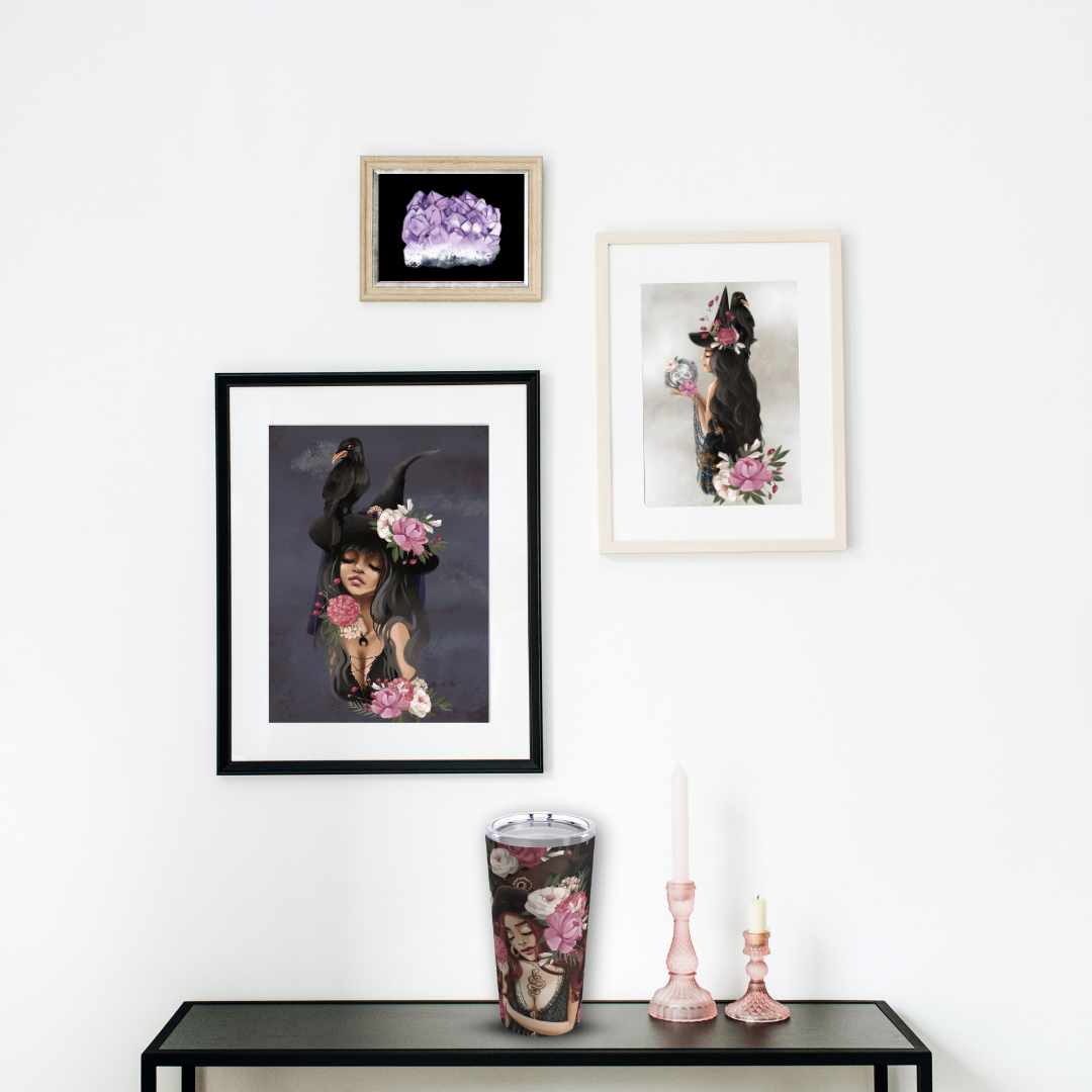 Whispers of Magic: Enchanting Watercolor Witches That Beautiful Witch Tumbler