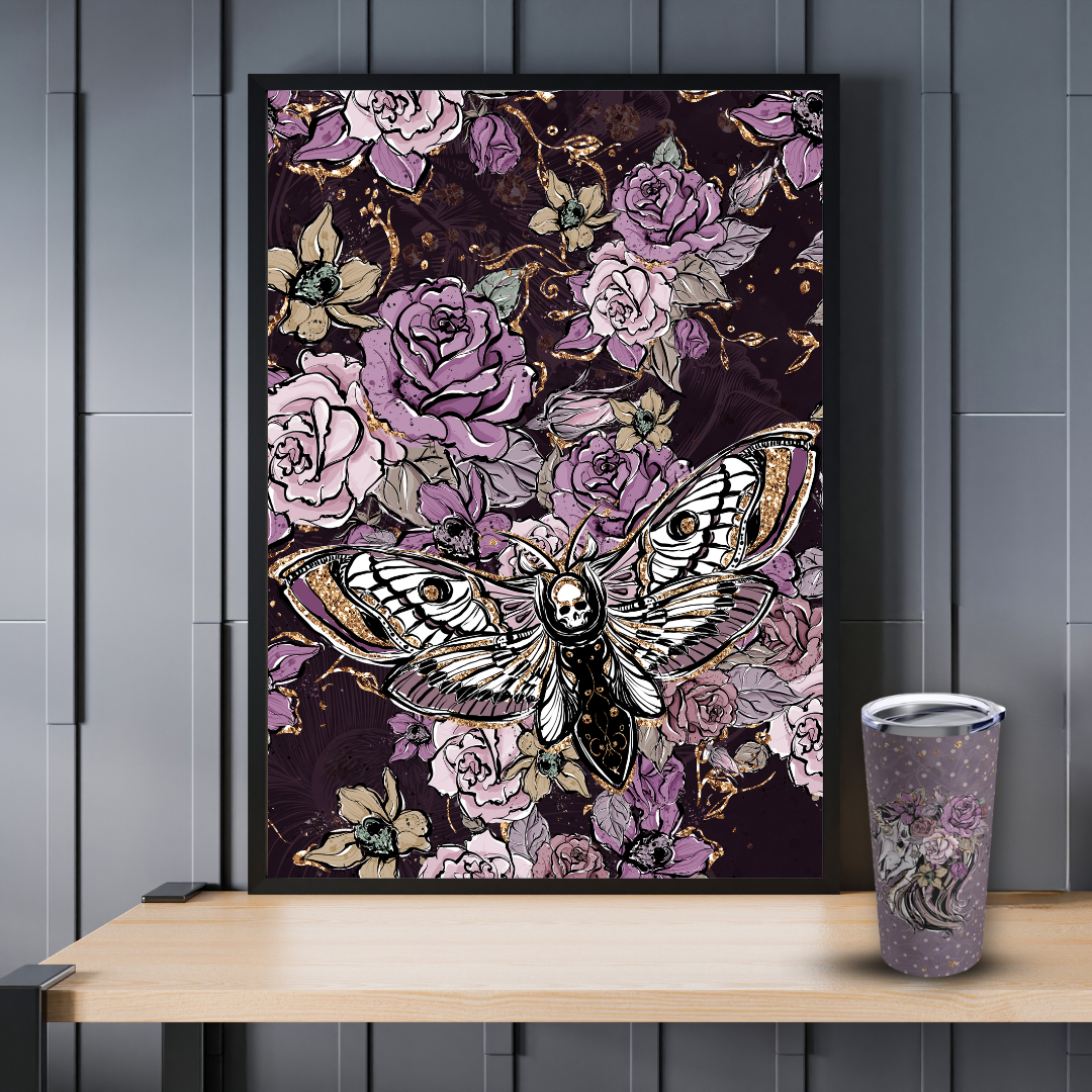 Veil & Bone: Regal Remains Travel Tumbler