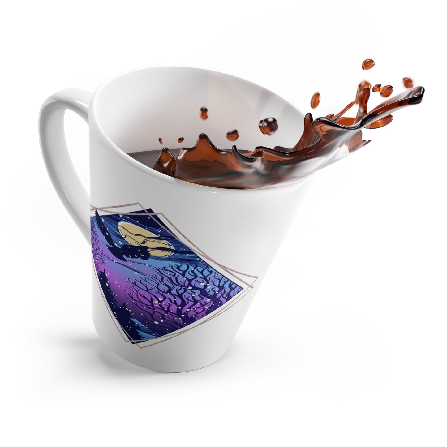 Custom Star Map Latte Mug