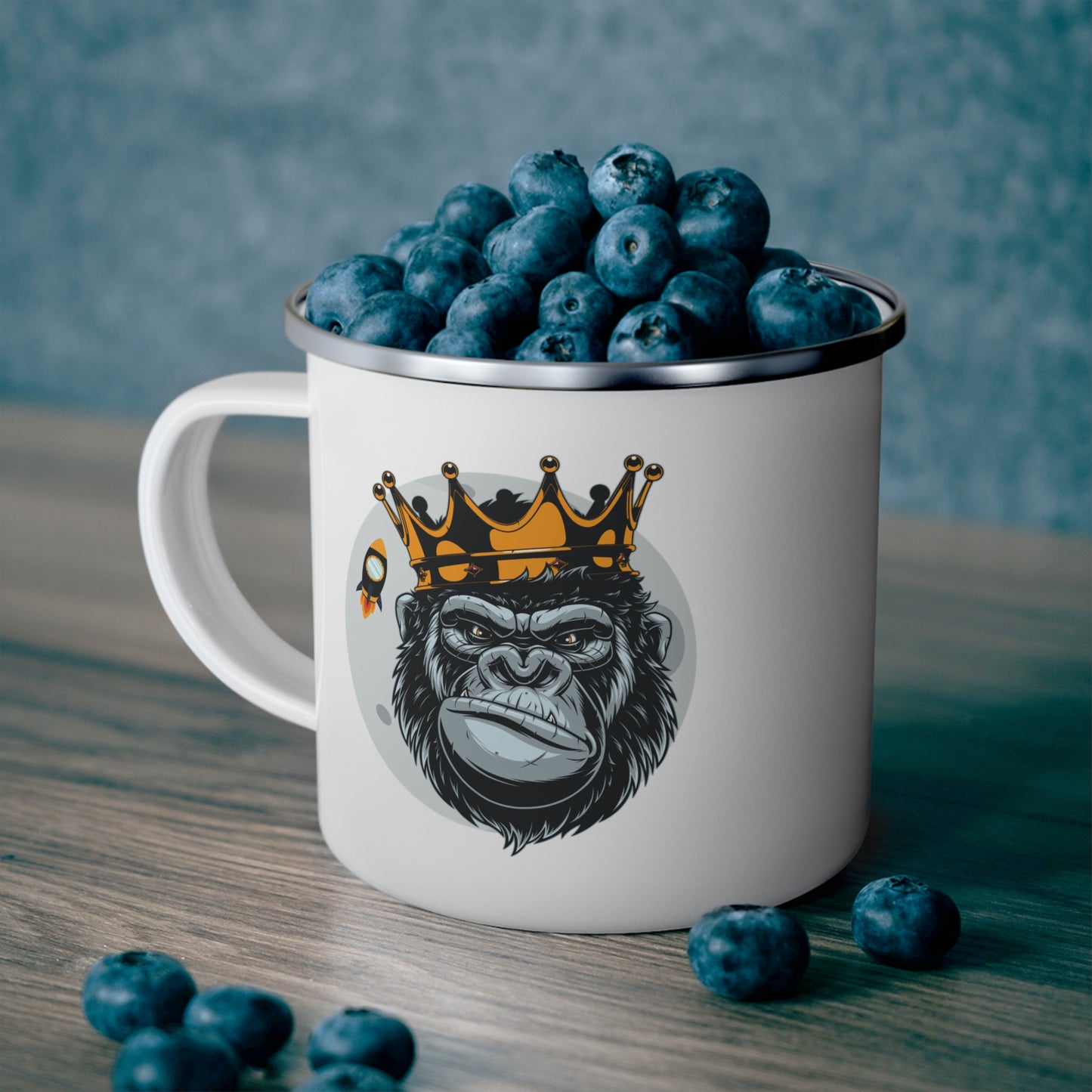 To the Moon Enamel Mug