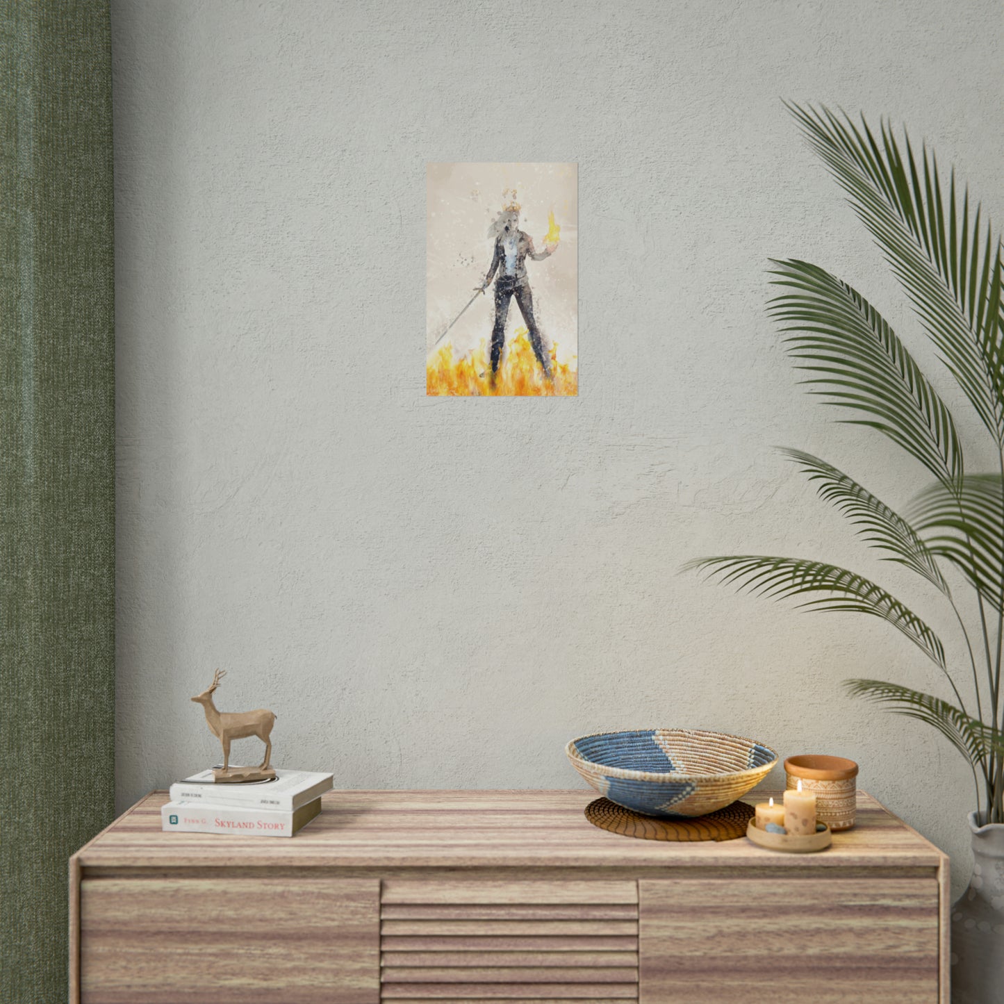 Fire Queen Art Print