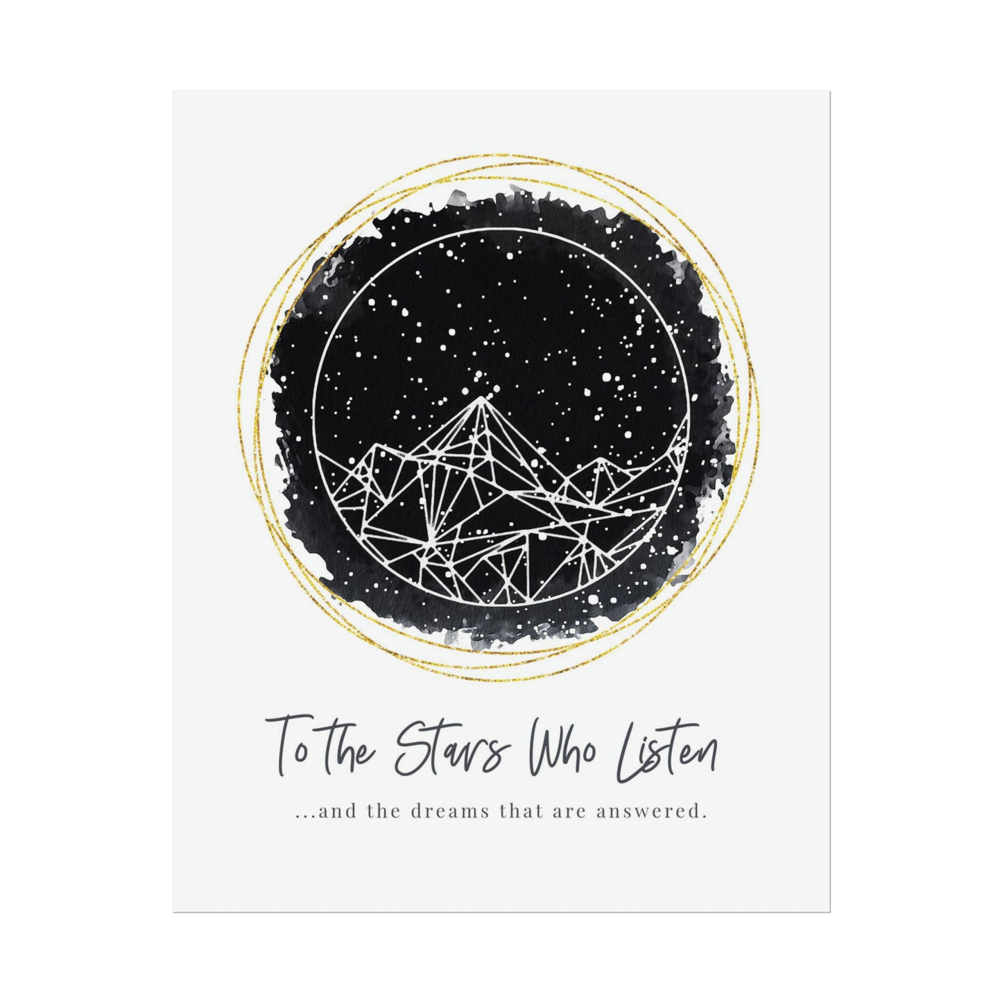 Feyre's Star Map Art Poster