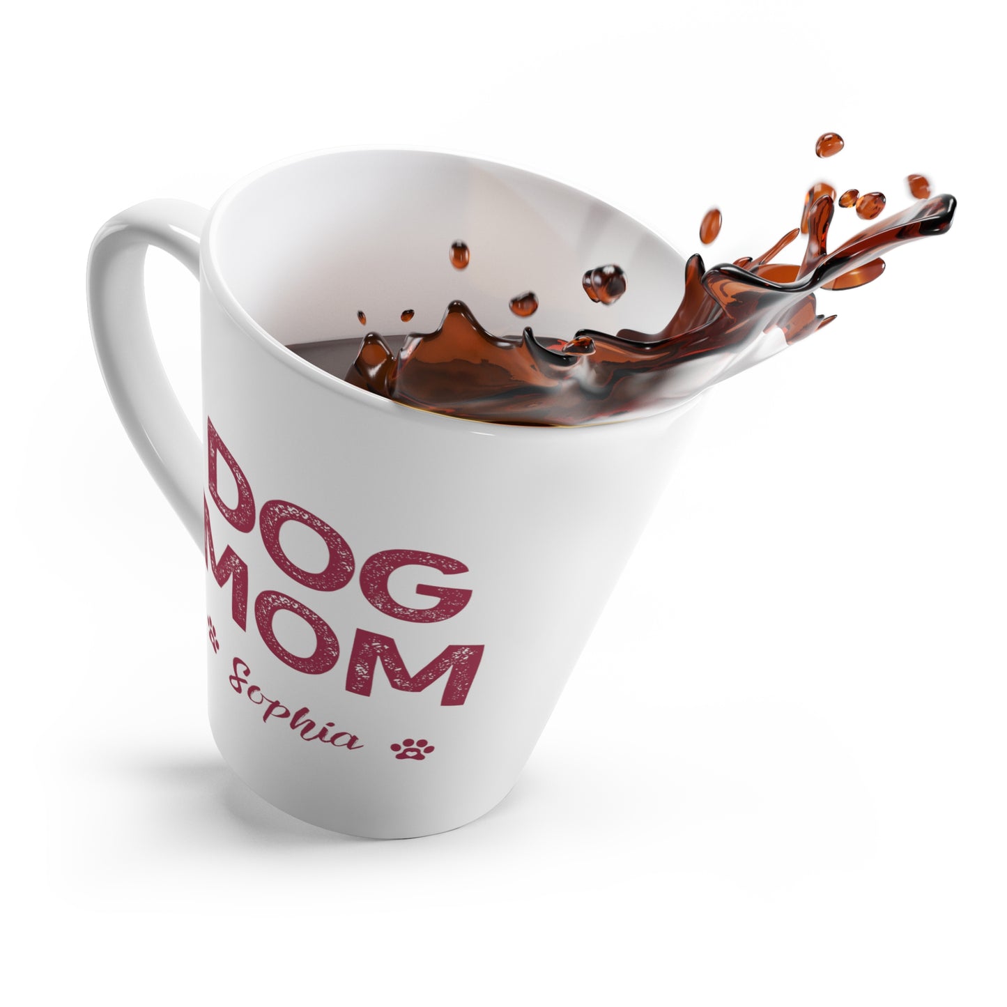 Dog Mom Latte Mug