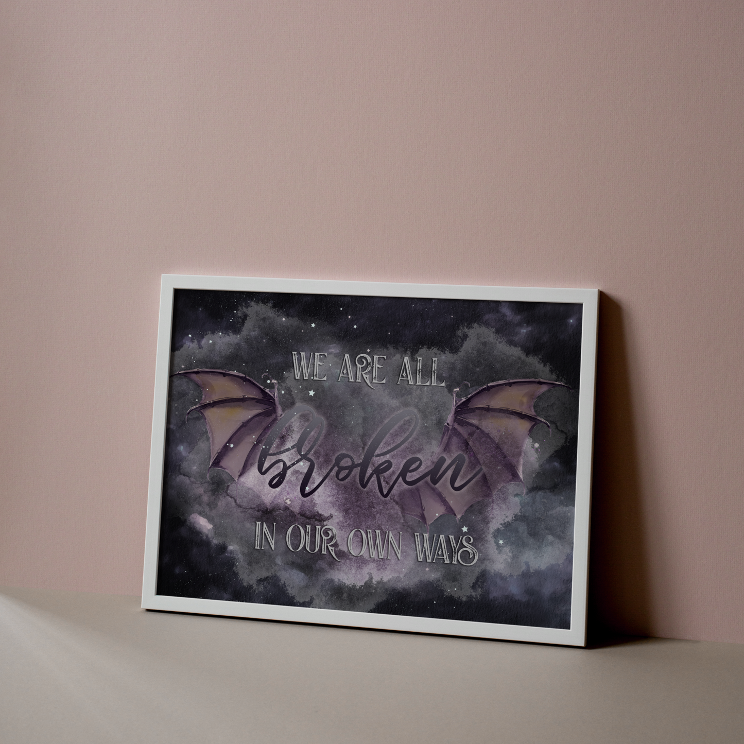 Broken Art Poster
