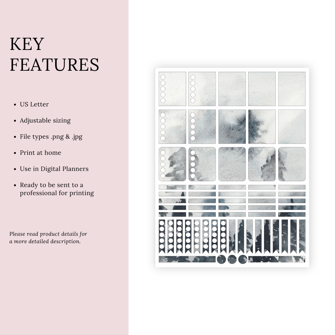 Evergreen Planner Sticker Bundle
