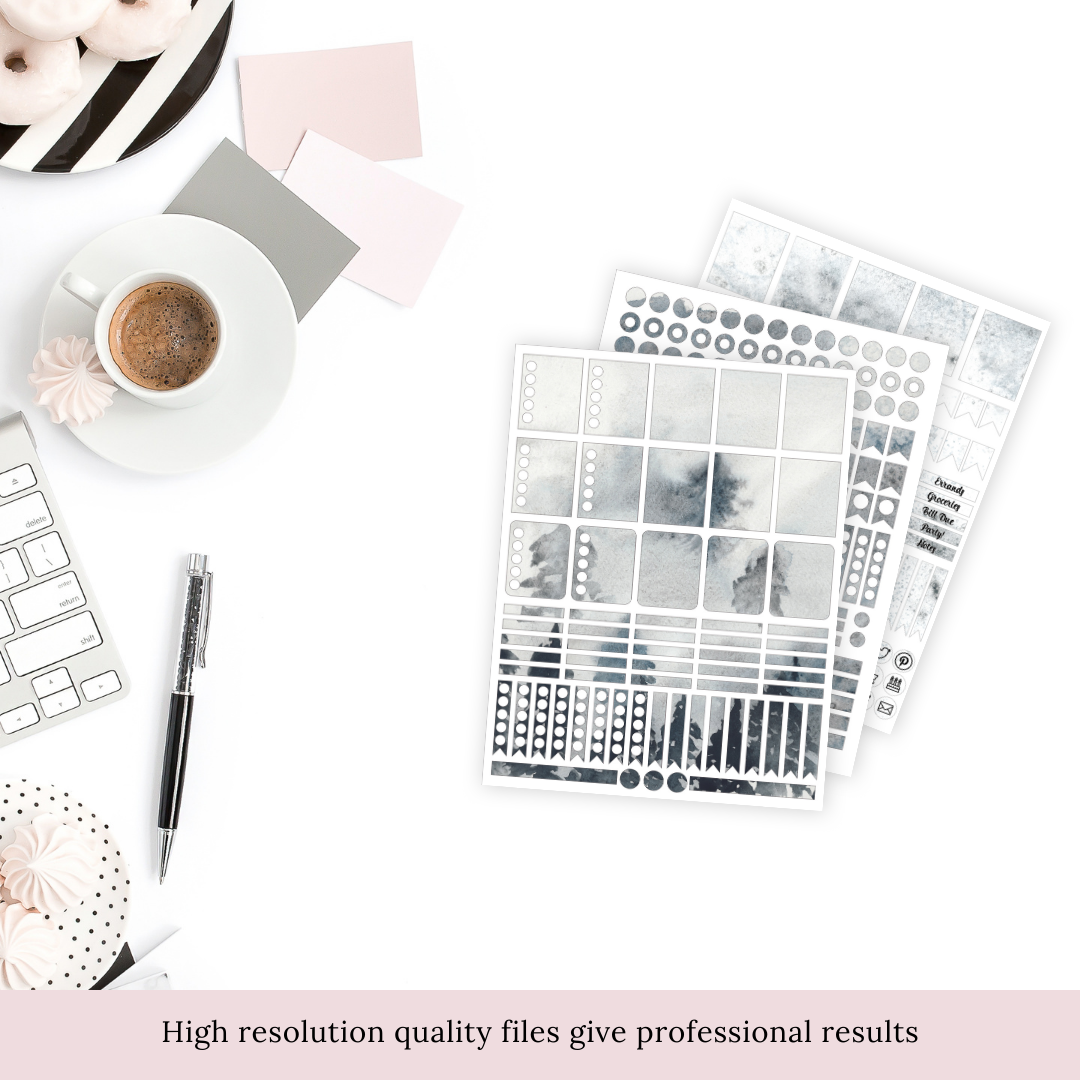 Evergreen Planner Sticker Bundle
