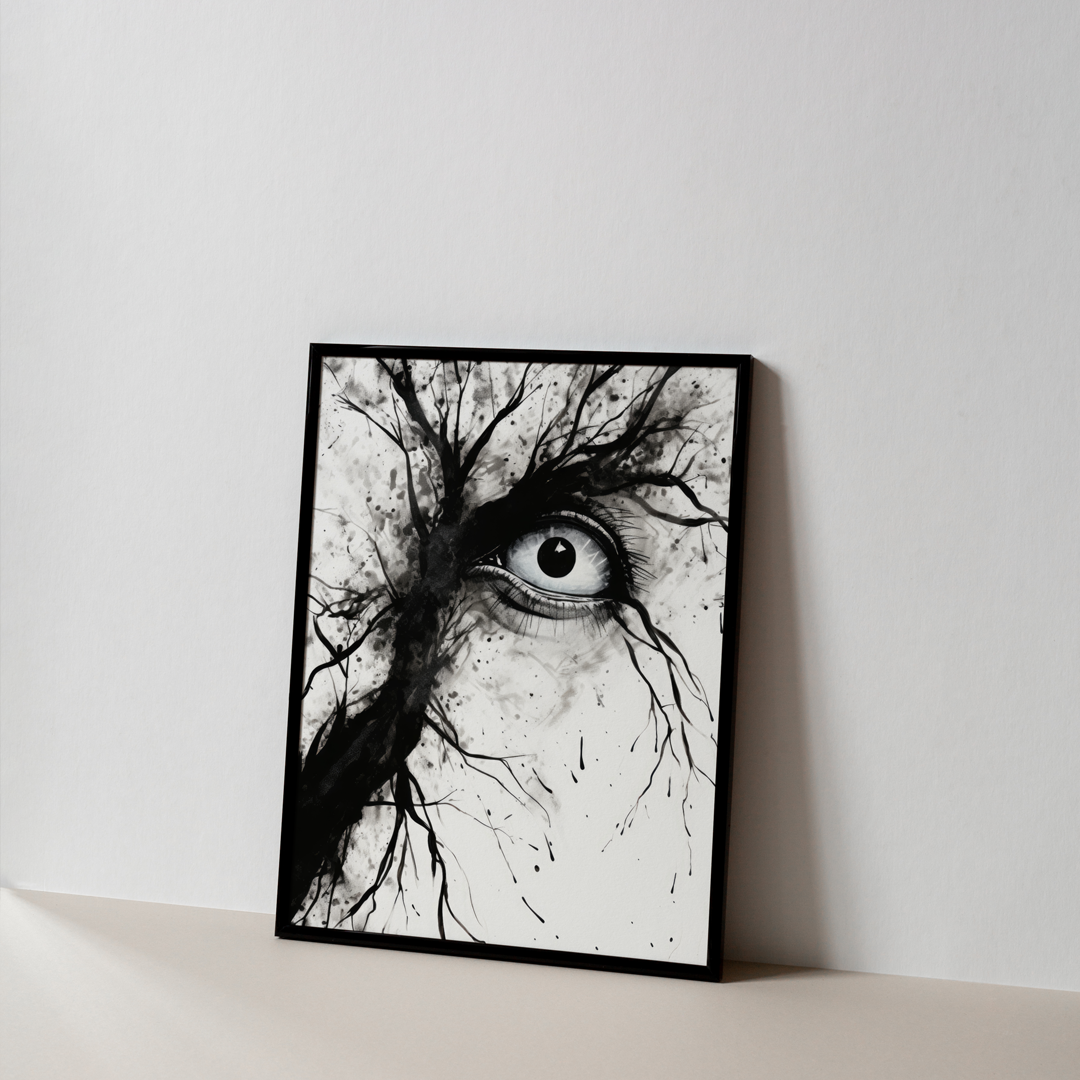Haunting Stare Art Poster