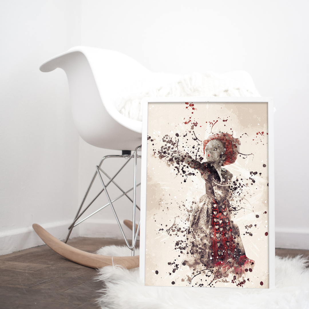 Queen of Hearts Art Poster