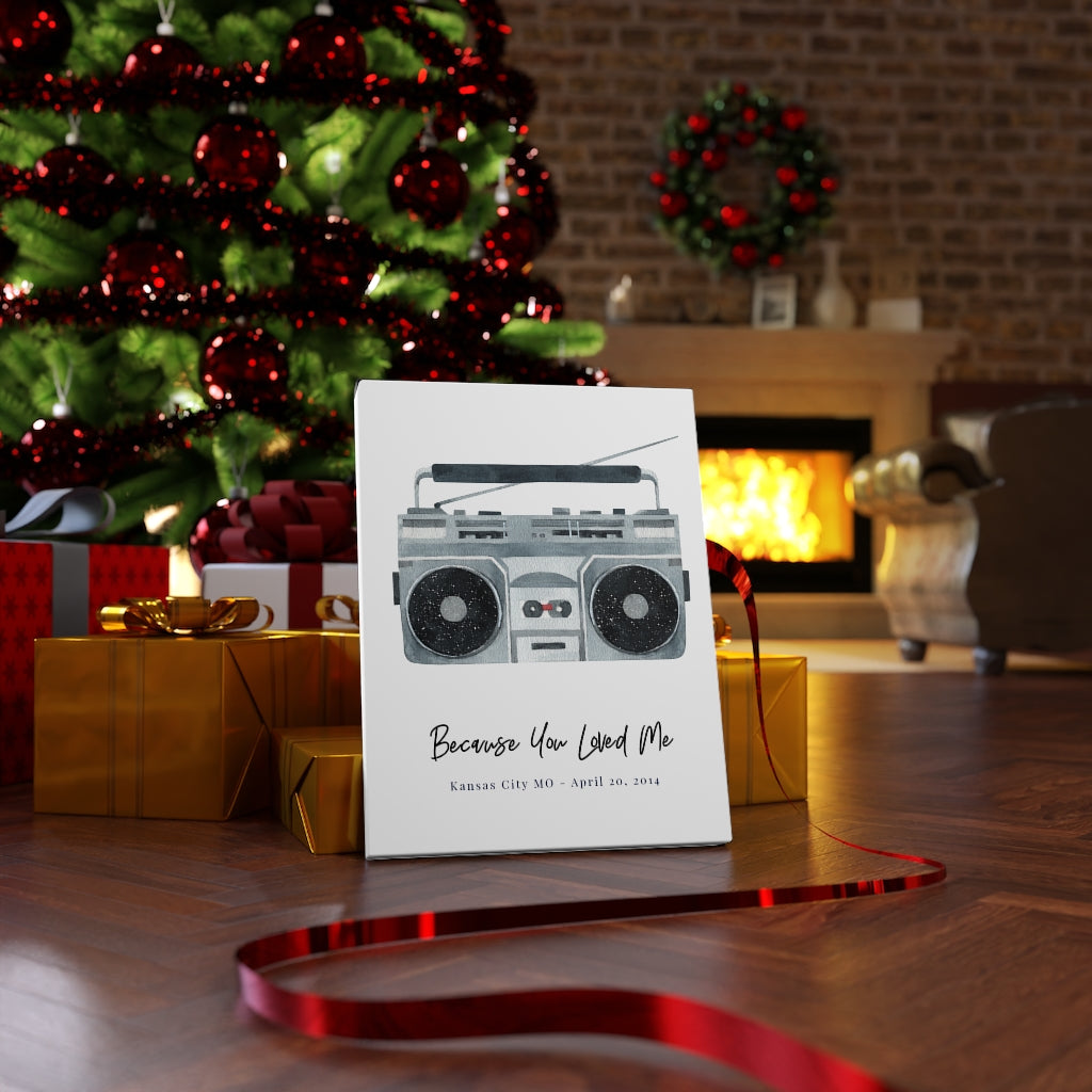 Boom Box Dual Personalized Star Map Fine Art Print