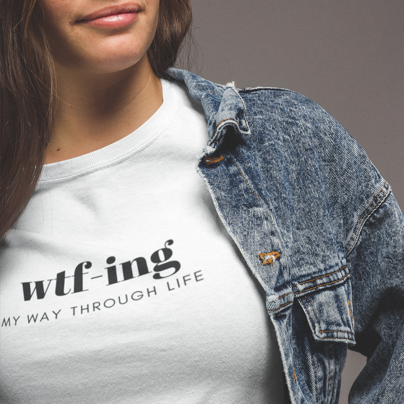 WTFing My Way Through Life Long Sleeve T-Shirt