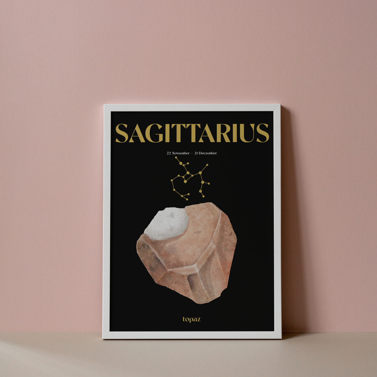 Sagittarius Birthstone Poster