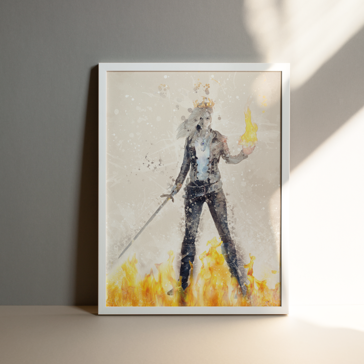 Fire Queen Art Print