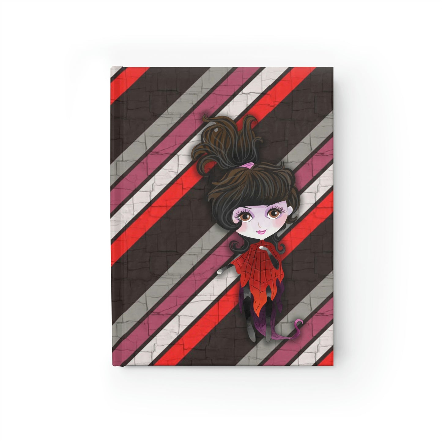 Creepy Girl Journal - Ruled Line