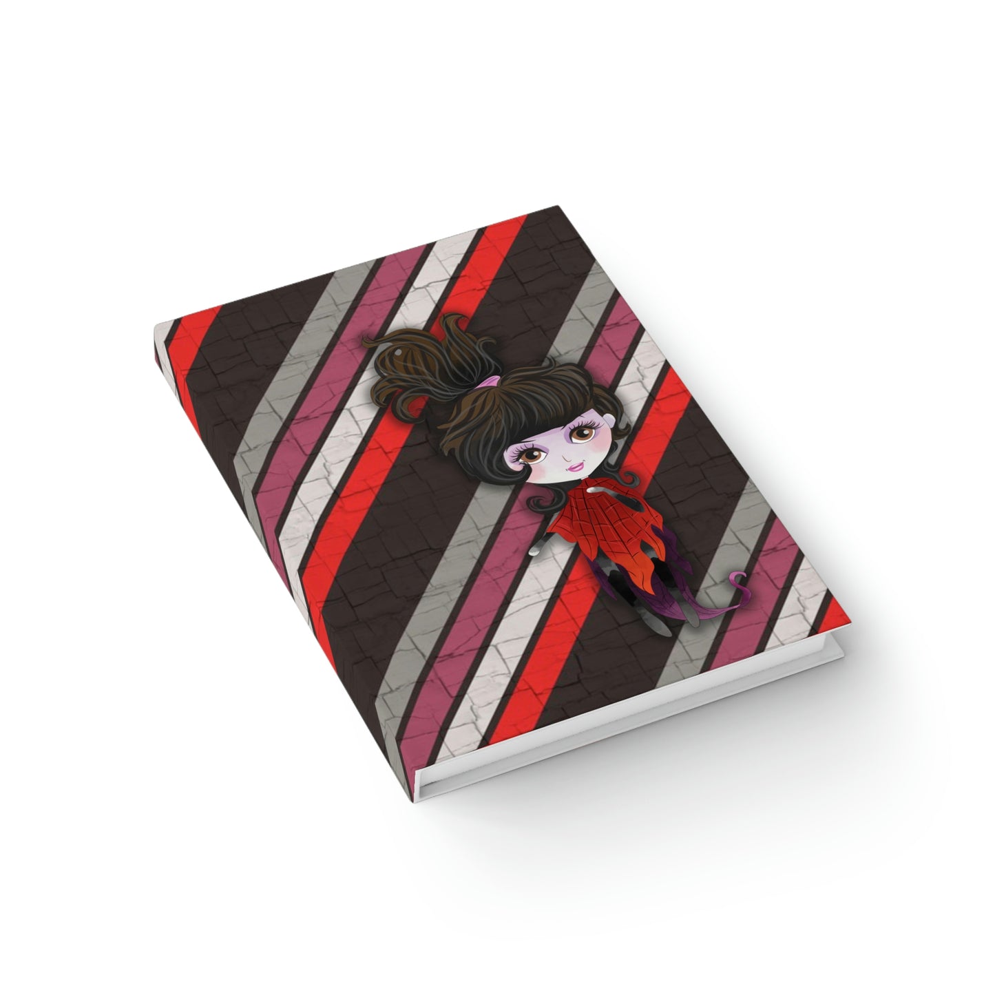 Creepy Girl Journal - Ruled Line