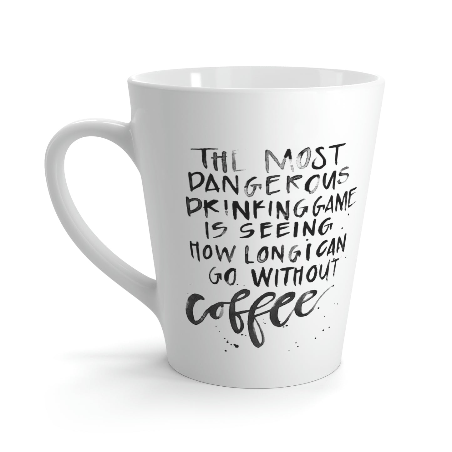 Drinking Game Latte Mug