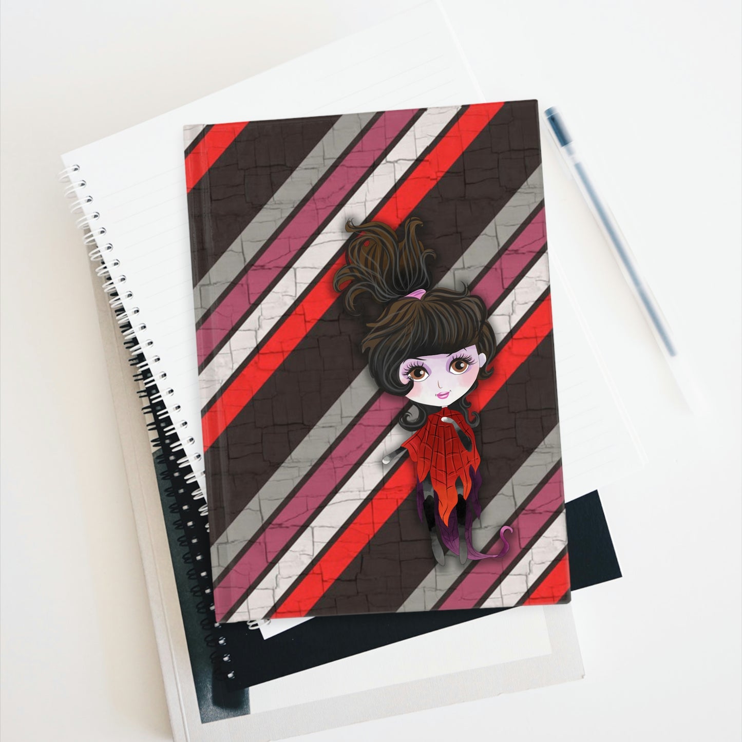 Creepy Girl Journal - Blank