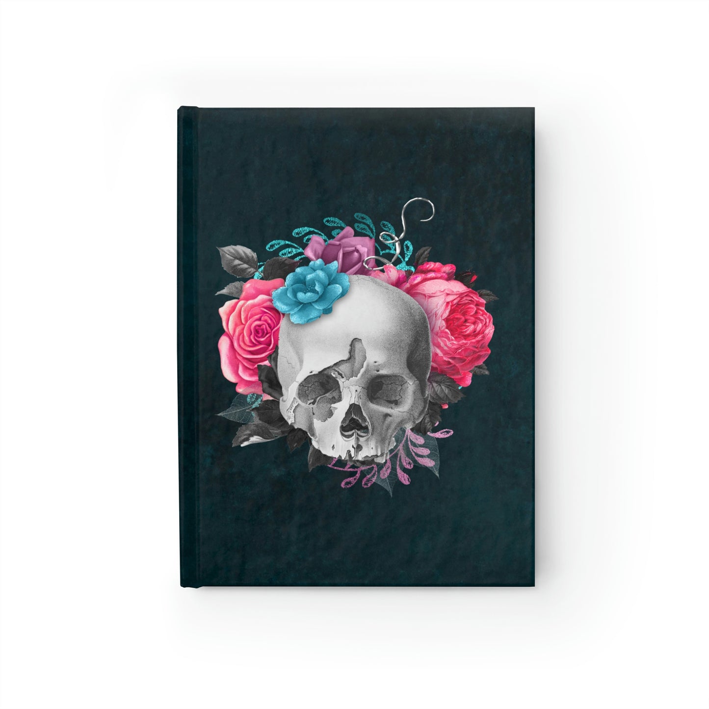 Floral Skull Journal - Ruled Line