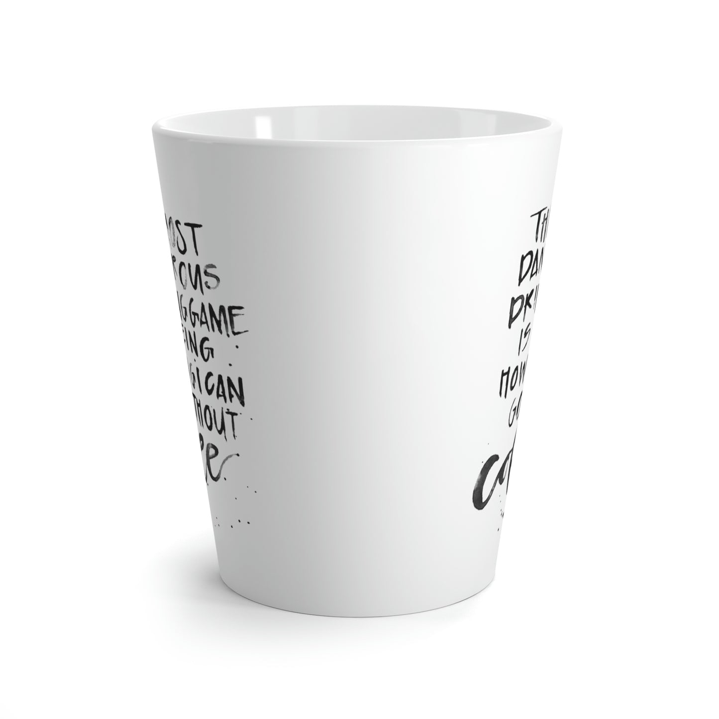 Drinking Game Latte Mug