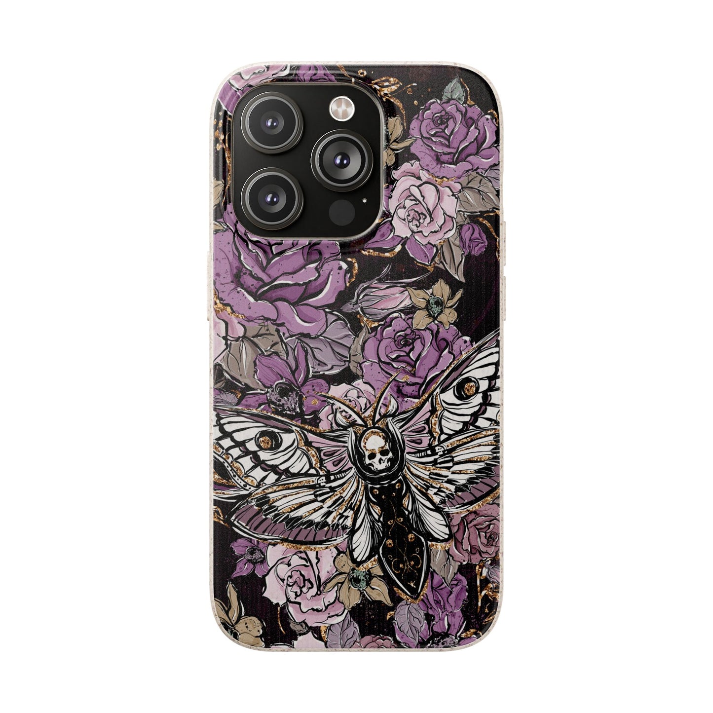 Gilded Shadows: Elegance in the Macabre Dusk's Embrace Eco-Friendly Biodegradable Phone Case