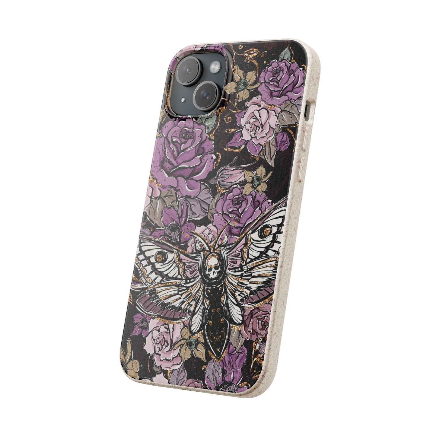 Gilded Shadows: Elegance in the Macabre Dusk's Embrace Eco-Friendly Biodegradable Phone Case