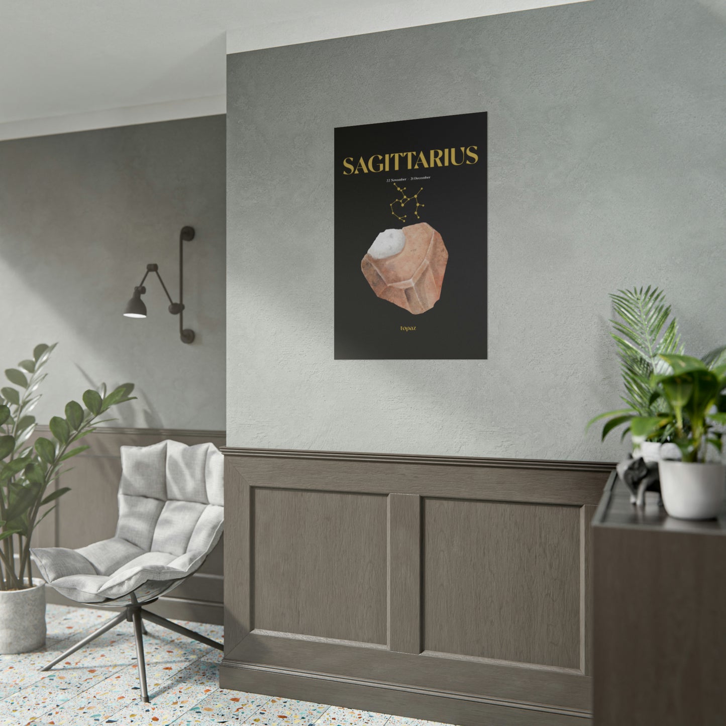 Sagittarius Birthstone Poster