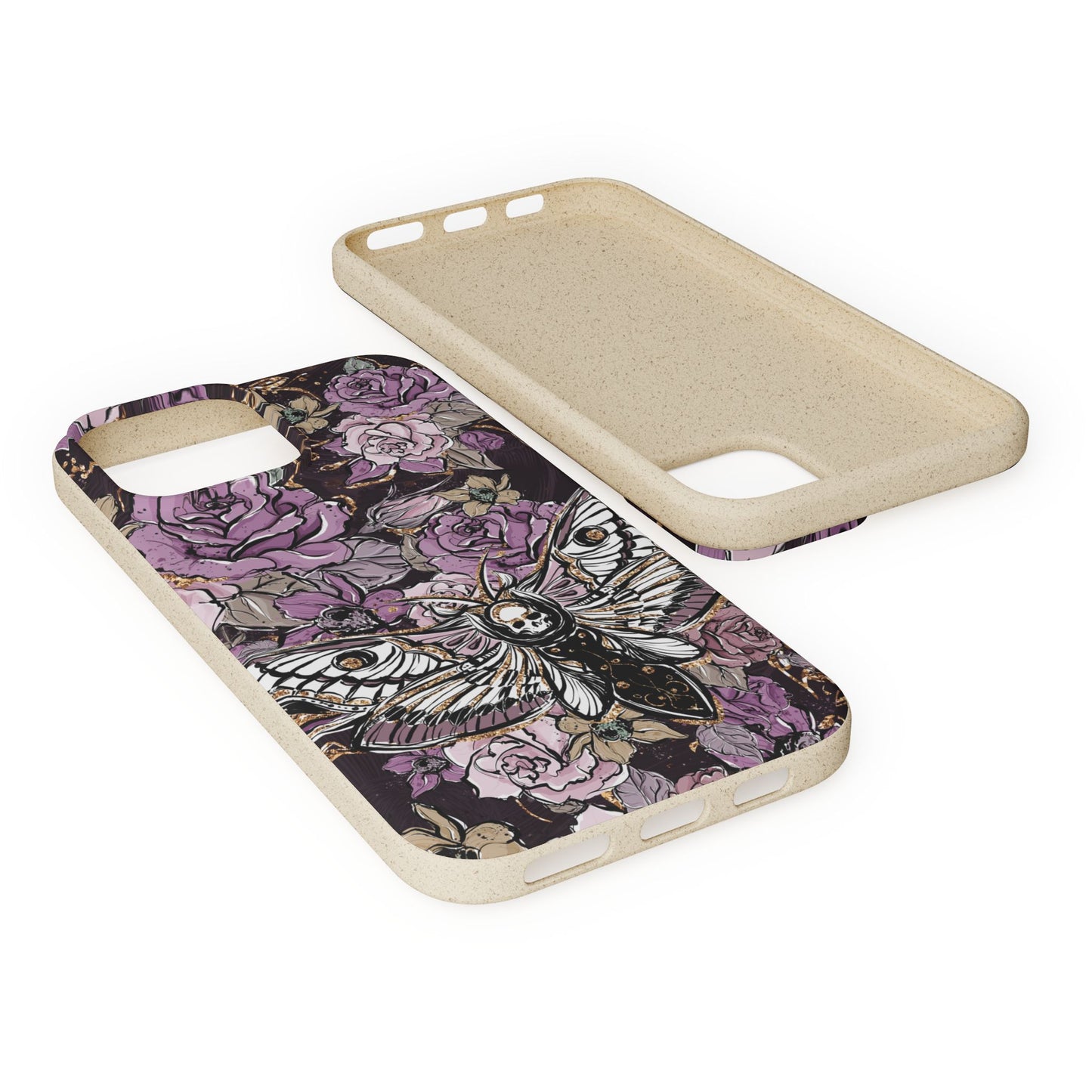 Gilded Shadows: Elegance in the Macabre Dusk's Embrace Eco-Friendly Biodegradable Phone Case