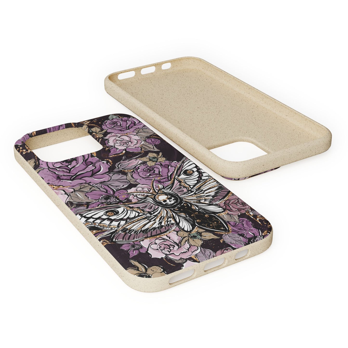 Gilded Shadows: Elegance in the Macabre Dusk's Embrace Eco-Friendly Biodegradable Phone Case