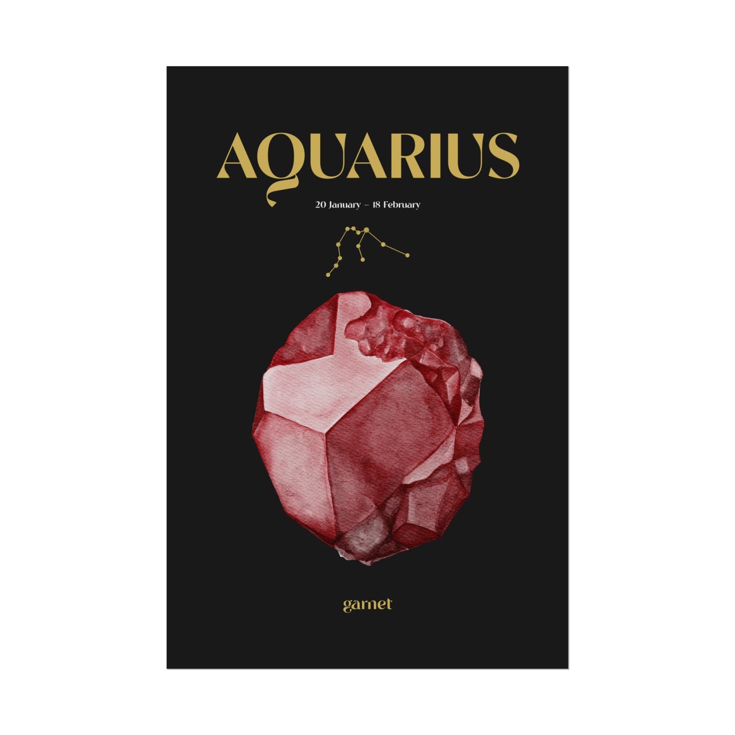 Aquarius Art Poster