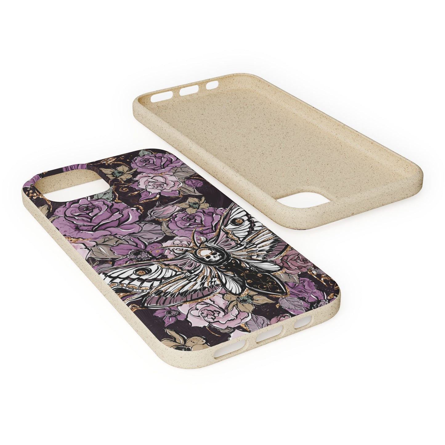 Gilded Shadows: Elegance in the Macabre Dusk's Embrace Eco-Friendly Biodegradable Phone Case