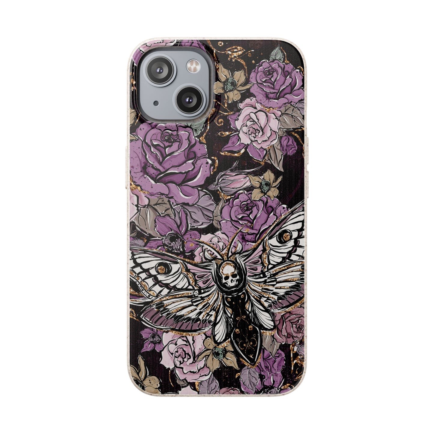 Gilded Shadows: Elegance in the Macabre Dusk's Embrace Eco-Friendly Biodegradable Phone Case