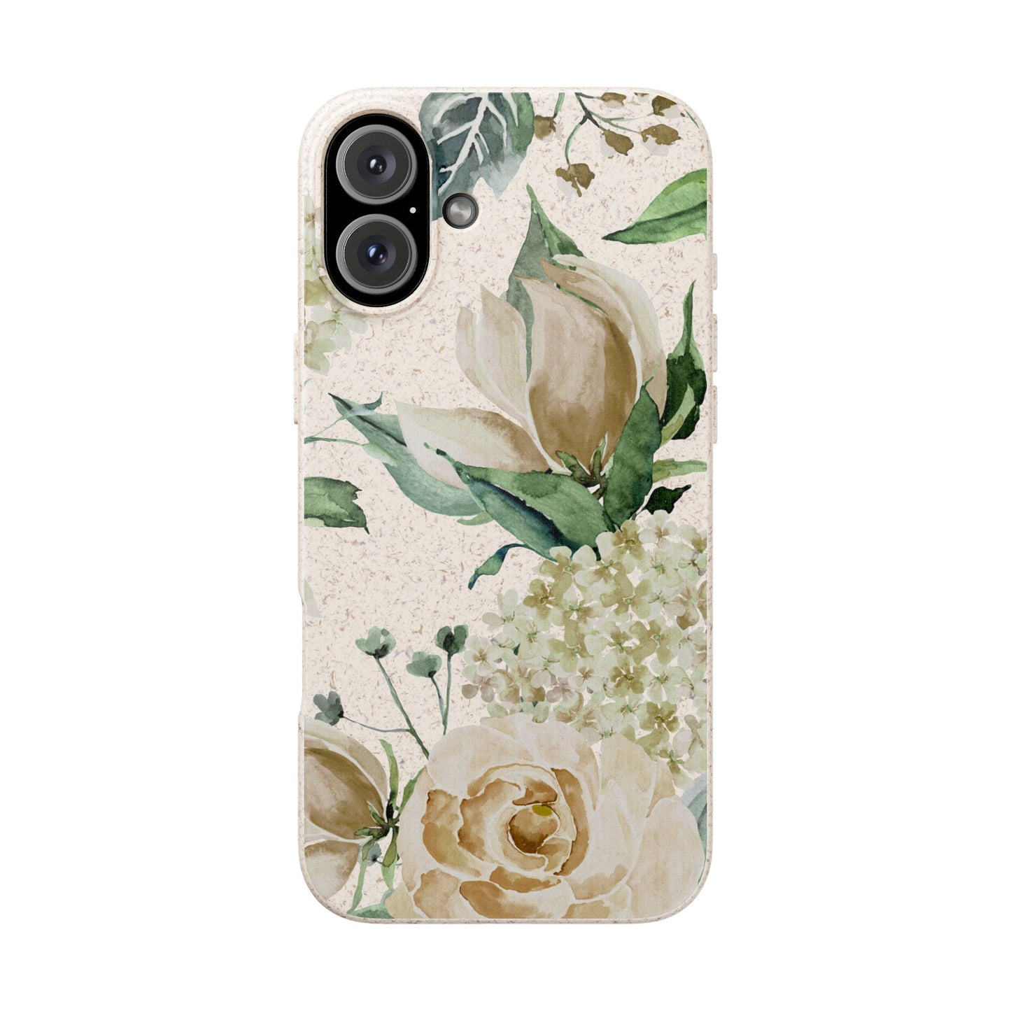 Splash of Rosé: Whimsical Watercolor Roses Bouquet Eco-Friendly Biodegradable Phone Case