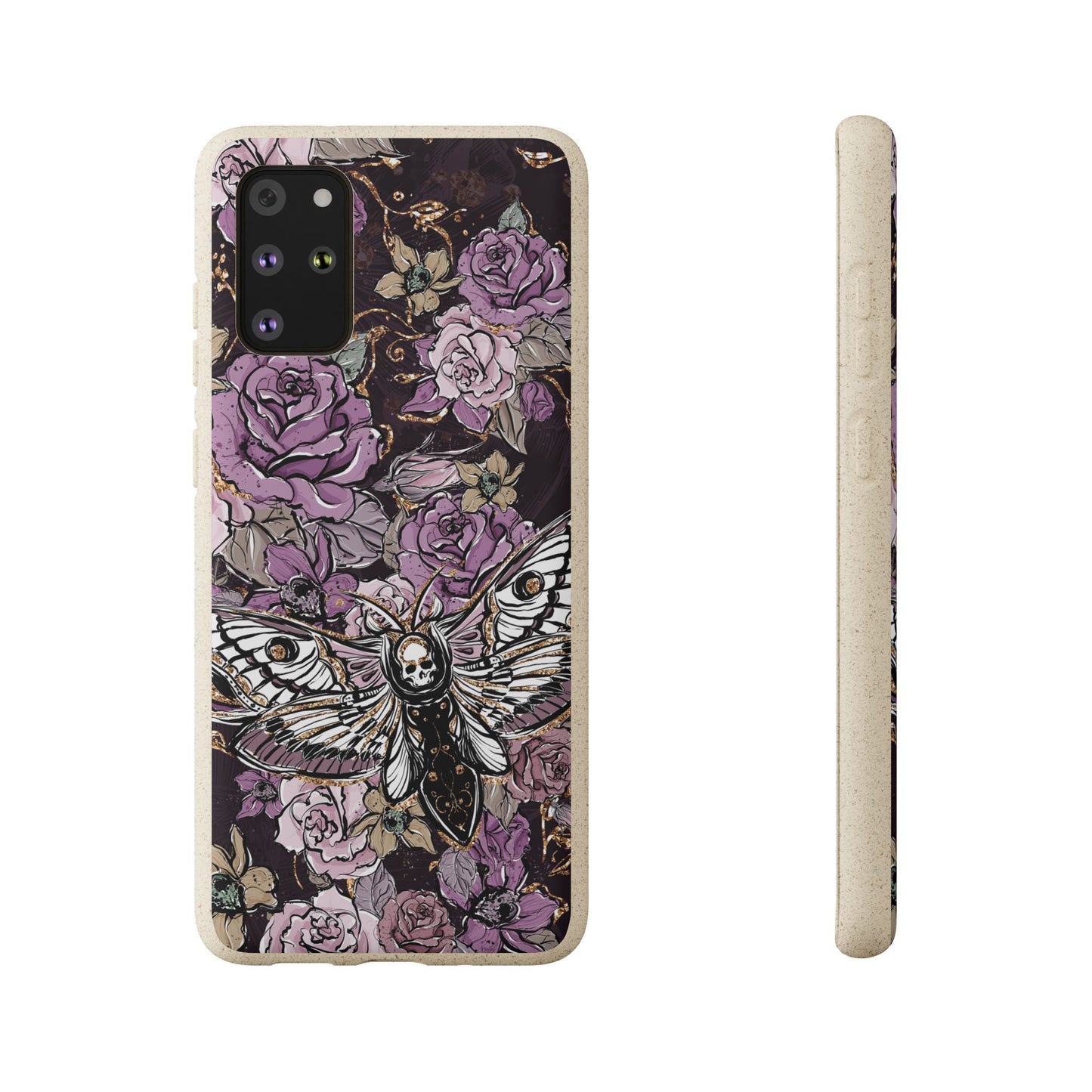 Gilded Shadows: Elegance in the Macabre Dusk's Embrace Eco-Friendly Biodegradable Phone Case