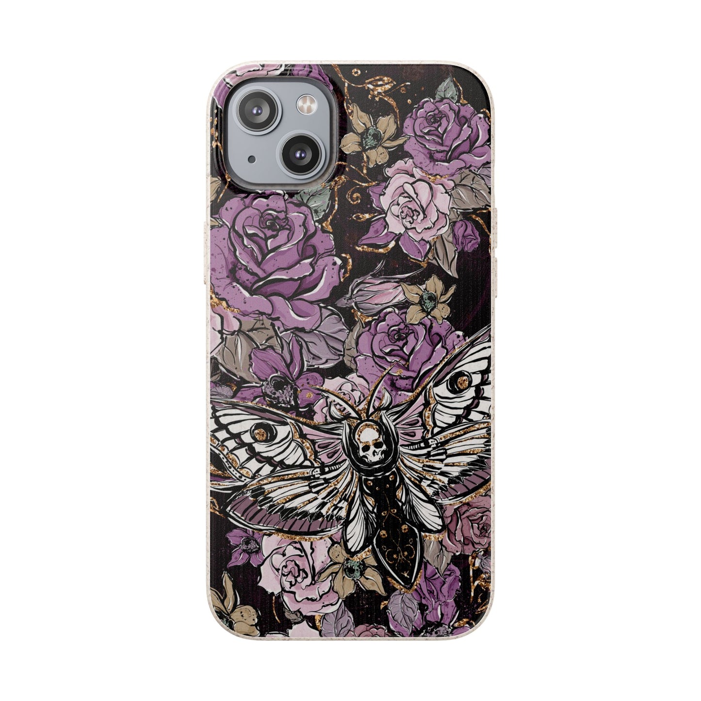 Gilded Shadows: Elegance in the Macabre Dusk's Embrace Eco-Friendly Biodegradable Phone Case