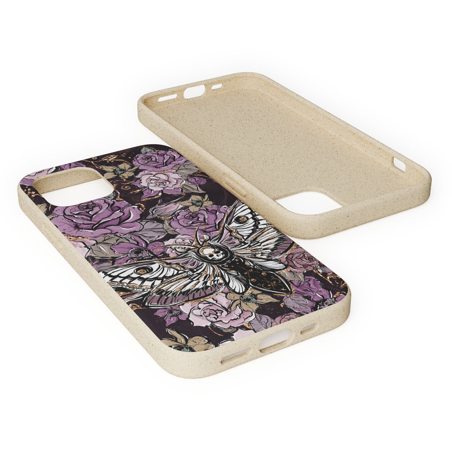 Gilded Shadows: Elegance in the Macabre Dusk's Embrace Eco-Friendly Biodegradable Phone Case