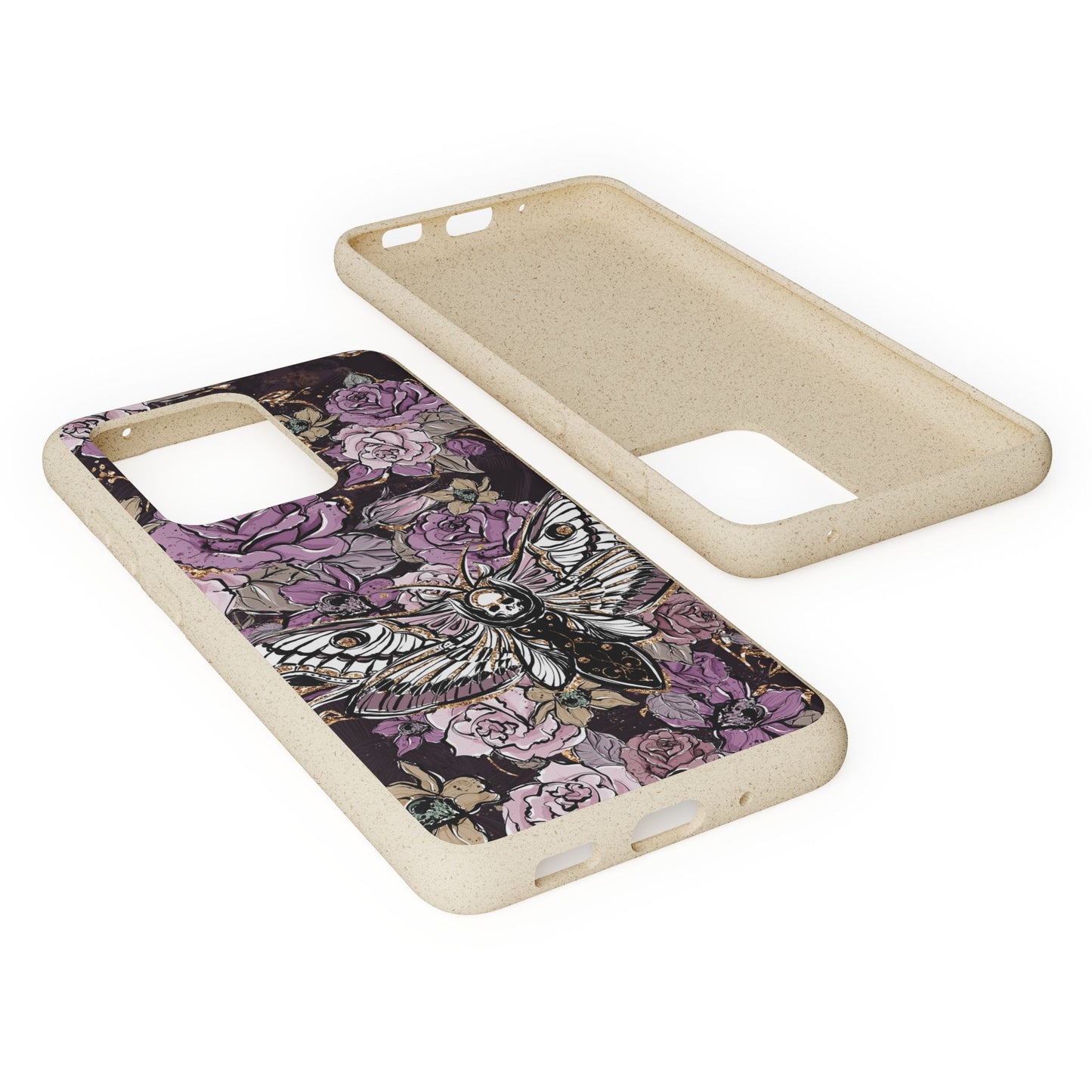 Gilded Shadows: Elegance in the Macabre Dusk's Embrace Eco-Friendly Biodegradable Phone Case