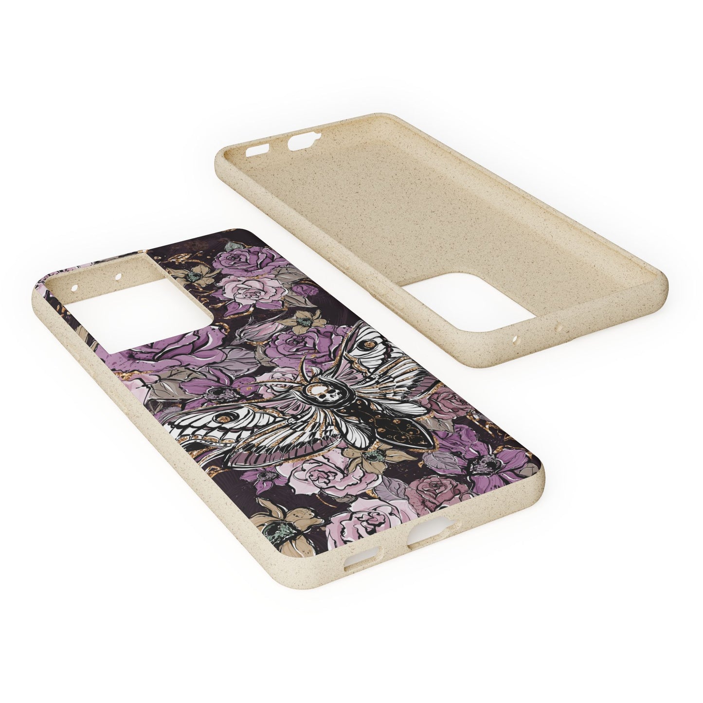 Gilded Shadows: Elegance in the Macabre Dusk's Embrace Eco-Friendly Biodegradable Phone Case