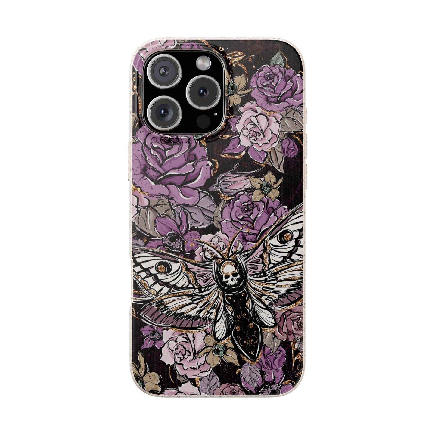 Gilded Shadows: Elegance in the Macabre Dusk's Embrace Eco-Friendly Biodegradable Phone Case