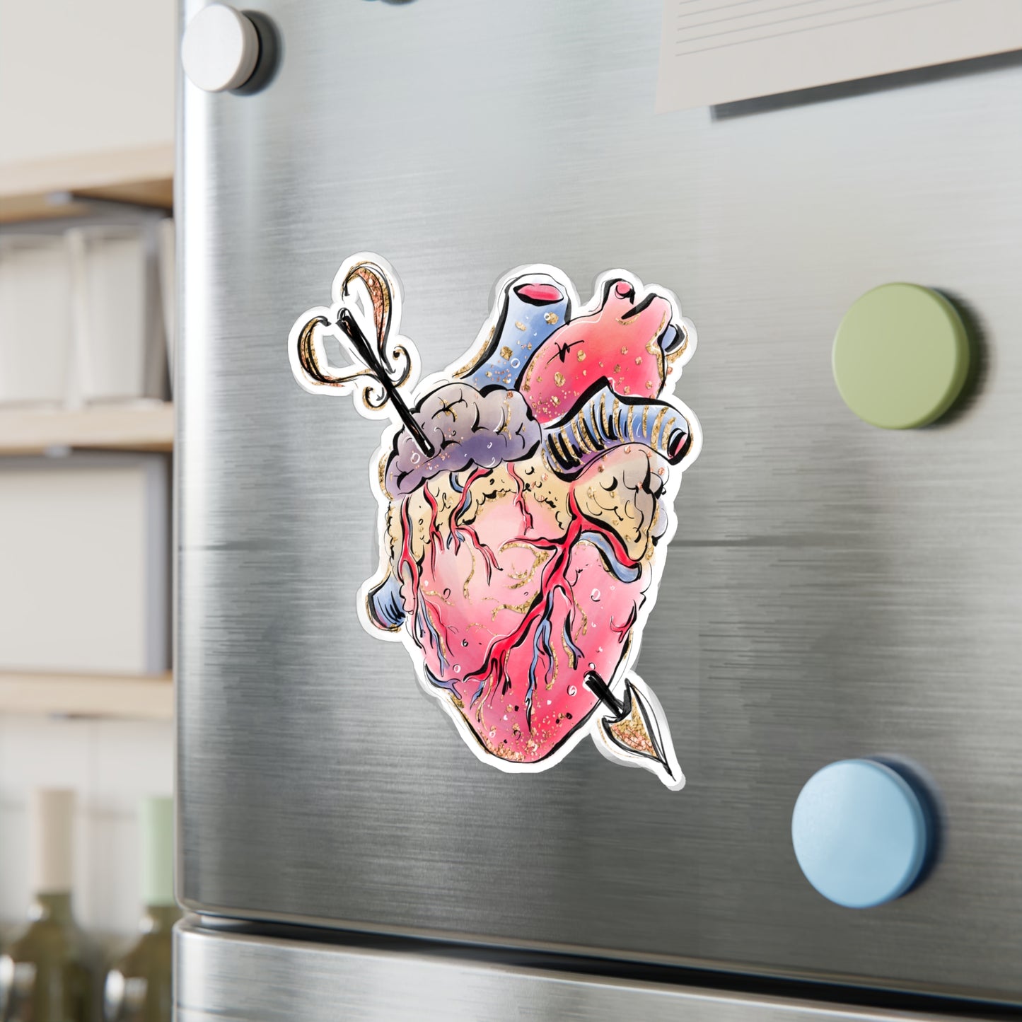 This Heart Vinyl Stickers