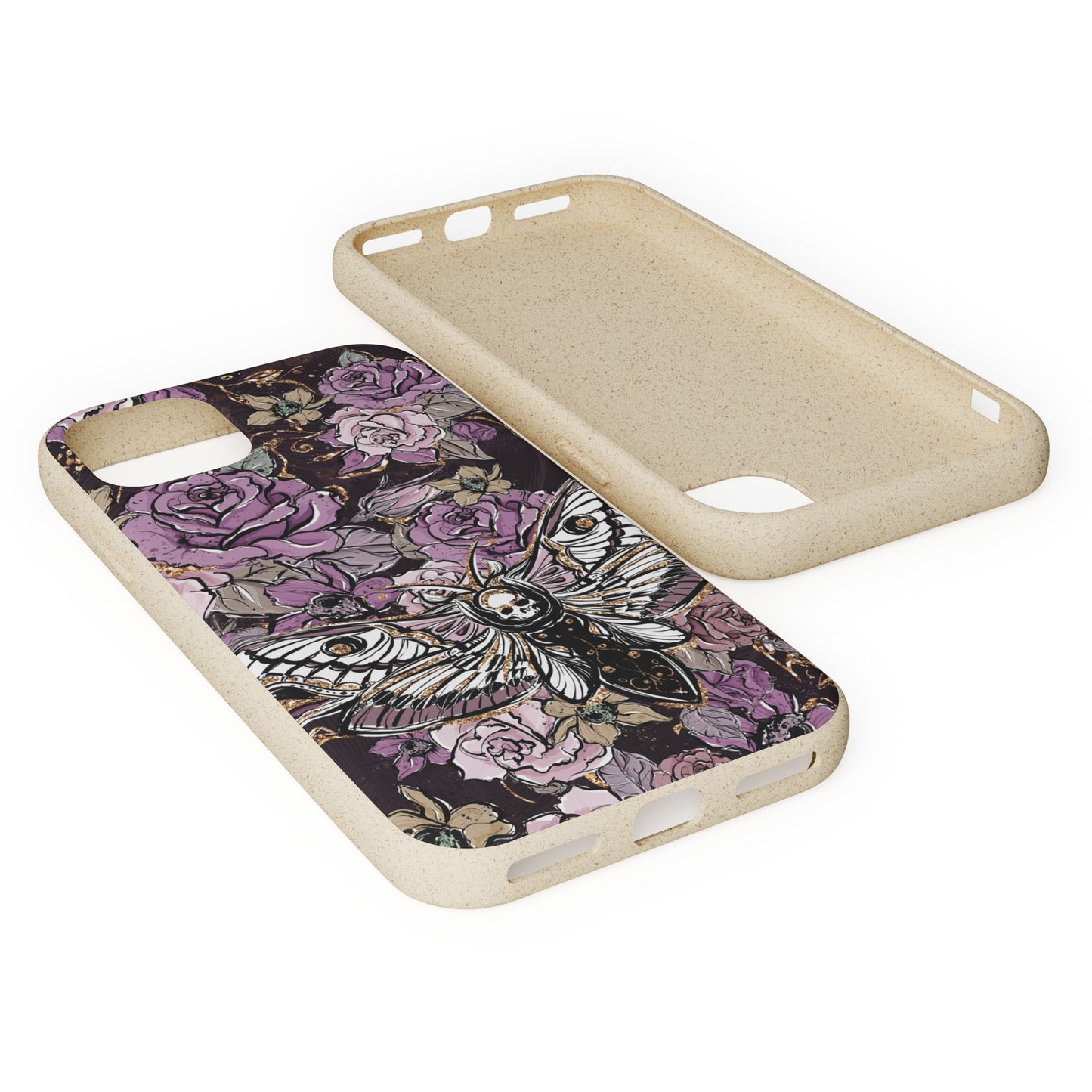 Gilded Shadows: Elegance in the Macabre Dusk's Embrace Eco-Friendly Biodegradable Phone Case