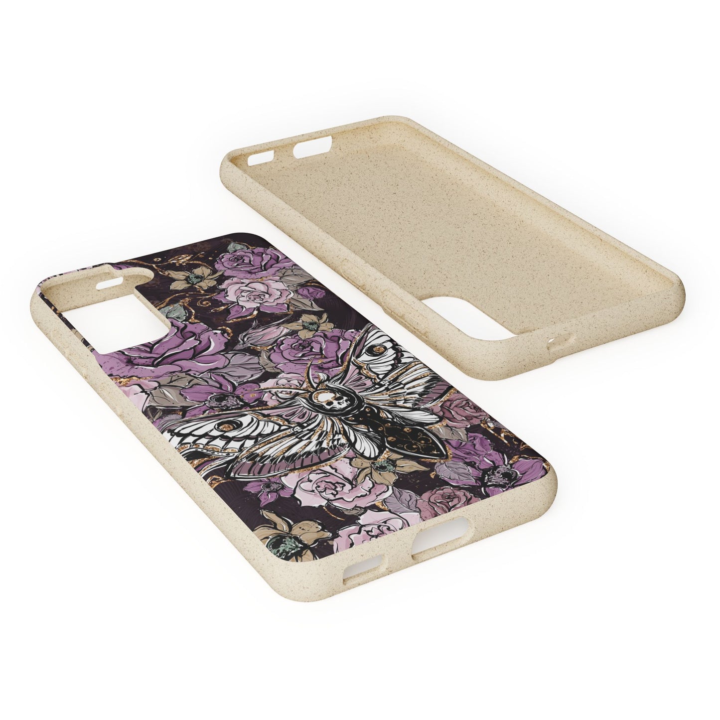 Gilded Shadows: Elegance in the Macabre Dusk's Embrace Eco-Friendly Biodegradable Phone Case