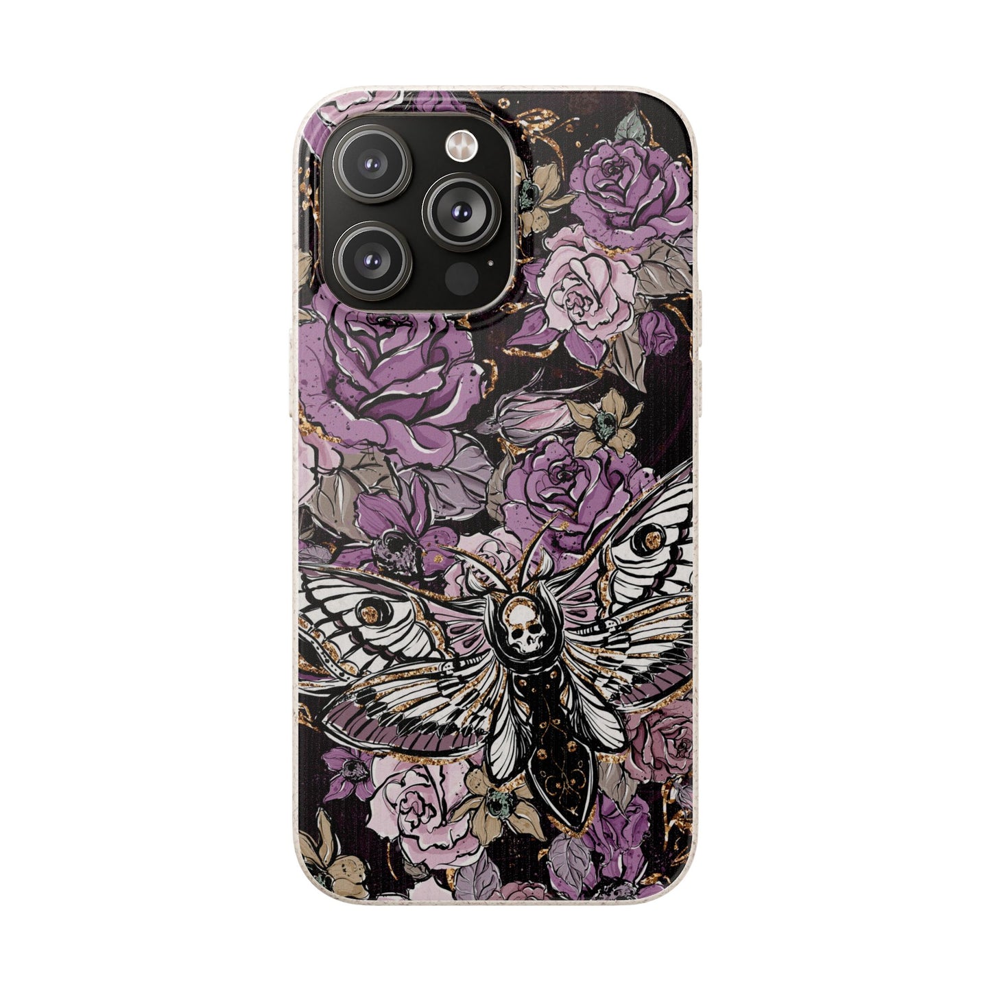 Gilded Shadows: Elegance in the Macabre Dusk's Embrace Eco-Friendly Biodegradable Phone Case